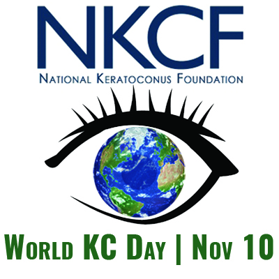 Logo for National Keratoconus Foundation World KC Day Nov 10