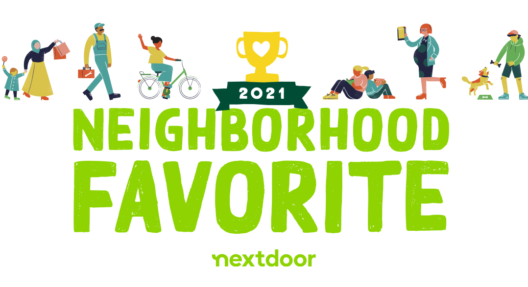 Nextdoor's 2021 Neighborhood Favorite Banner